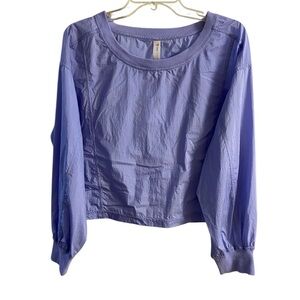 Daily practice athletic Lavender Long Sleeve Women's Top Small NWT